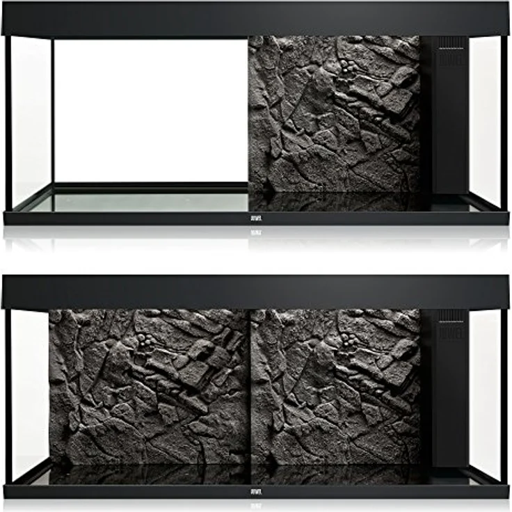 Juwel Aquarium Background Stone Granite, Strukturrückwand mit granitfarbener Felswand, modular erweiterbar, einfach zu montieren, meerwassergeeignet – Bild 4