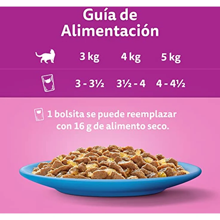 Whiskas Nassfutter für ausgewachsene Katzen, Fischauswahl in Gelee, 4 x 12 x 85 g, 100% hochwertige Zutaten, stärkt Abwehrkräfte und gesunde Haut – Bild 2