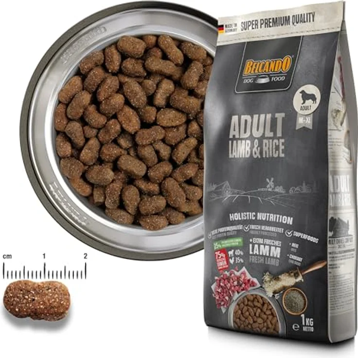 Belcando Adult Lamb und Rice, Hunde-Trockenfutter für empfindliche Hunde, 12,5 kg – Bild 3
