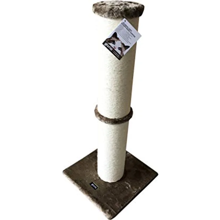 GLORIA Scraper und Katzen Zentrum Sinaloa, Kratzbaum mit Sisalseil, 800 g, für Katzen aller Größen