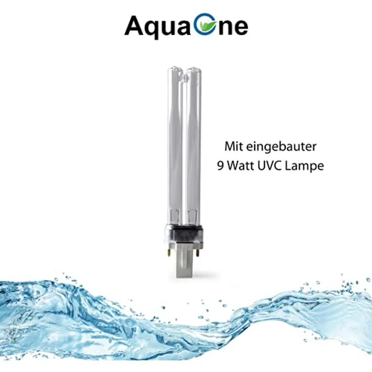 AquaOne Außenfilter HW-704B 2000 L/h, inkl. 9 Watt UVC Lampe für Aquarien bis 1000 Liter, leistungsstark und leise, geeignet für Süßwasser und Meerwasser Becken – Bild 5
