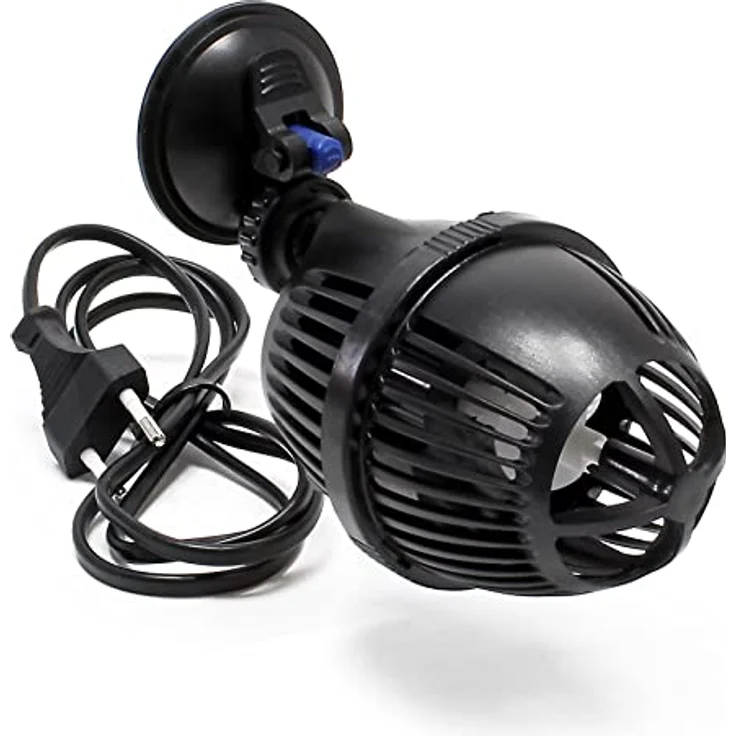 SunSun JVP-101A, Strömungspumpe 3000 l/h 6 W mit 45° schwenkbarer Düse und Saugnapf für einfache Montage – Bild 1