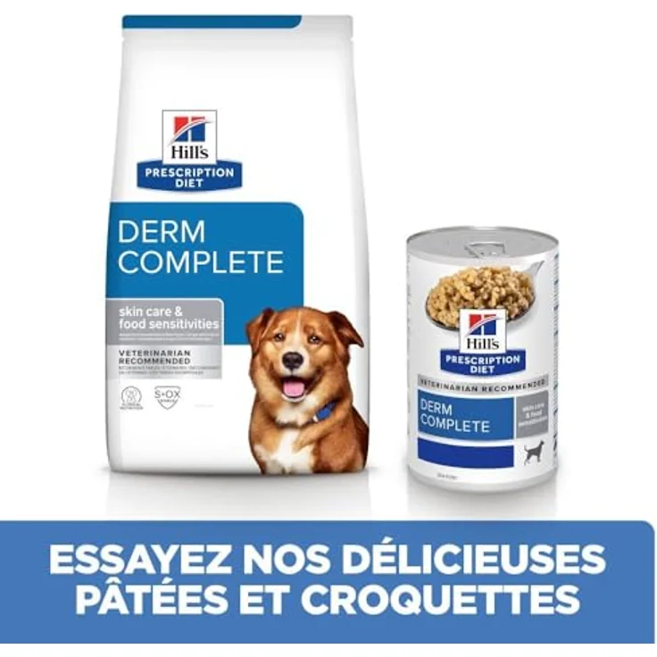 Hill's Prescription Diet Derm Complete, Hundefutter zur Unterstützung der Hautgesundheit, 12 kg – Bild 4