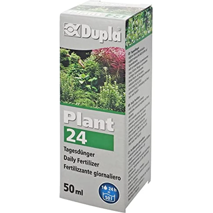 Dupla Plant 24, Wasserpflanzendünger 50 ml für 50.000 Liter, ideal für Aquarienpflanzen, mit Eisen und Spurenelementen, pH neutral, phosphatfrei – Bild 1