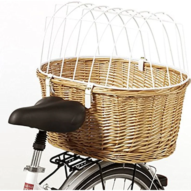 Fahrradkorb mit Schutzgitter 53 x 35 x 43 cm – Bild 2