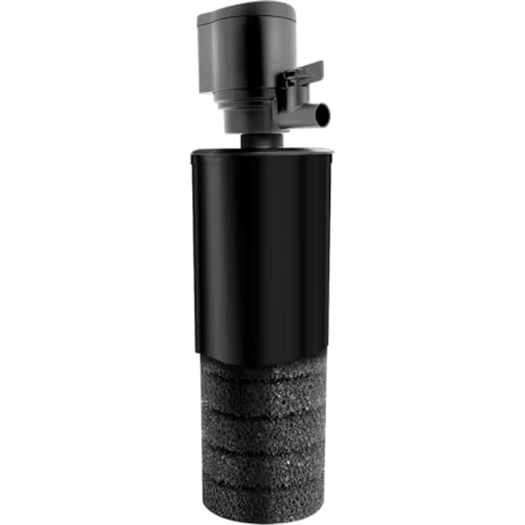 Aquael Filter Turbo 500, Innenfilter für Süßwasseraquarien bis 150 l, 500 l/h, 4,4 W, mit Belüftung und Durchflussregulierung – Bild 2