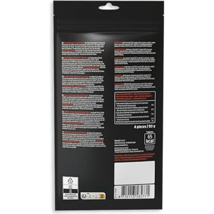 Rosewood Steak Sticks Rind & Seelachs, Kausnack aus Rinderhaut für Hunde, unterstützt die Zahnpflege, ohne Getreide, 4 Stück, 90 g – Bild 2