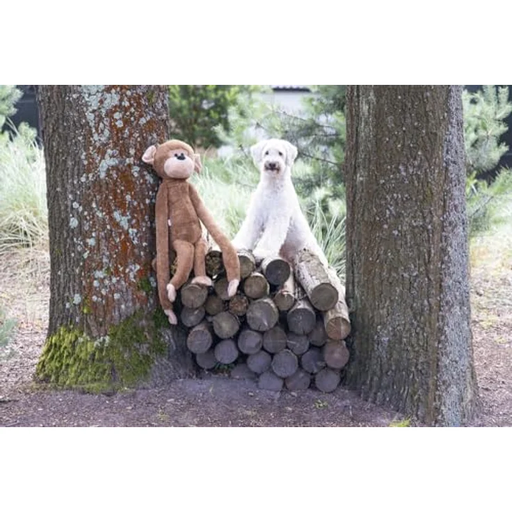 Beeztees Hundespielzeug Plüsch Affe Vik, Hundespielzeug ohne Squeeker, erhältlich in 2 Größen – Bild 3
