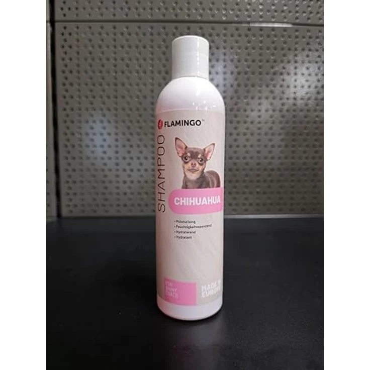Flamingo Hundeshampoo für Chihuahua, feuchtigkeitsspendend mit natürlichem Glanz, 300 ml – Bild 3