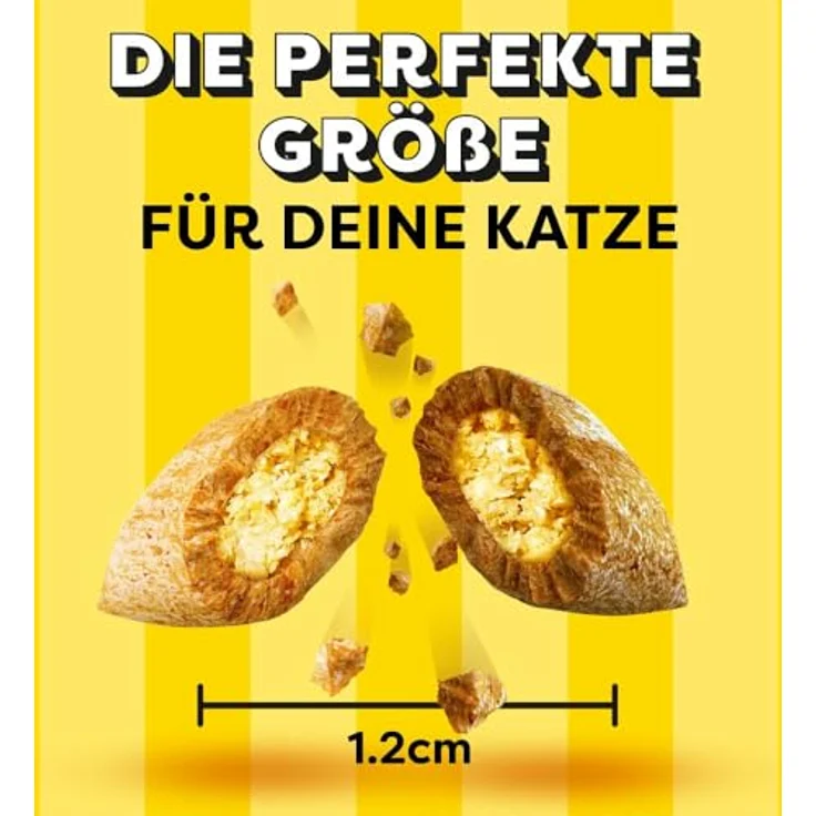Dreamies Katzensnack Mix mit Huhn und Ente, cremiger Kern und knusprige Hülle, 6x60g – Bild 6