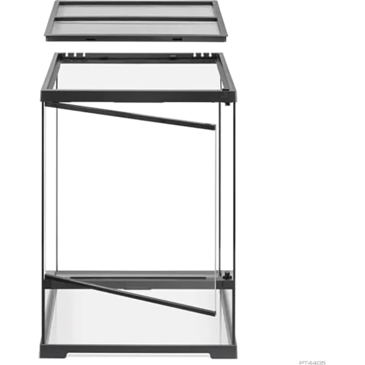 Exo Terra Pro Glasterrarium, Terrarium für Reptilien mit verschließbarer Fronttür, 45 x 45 x 60 cm – Bild 2