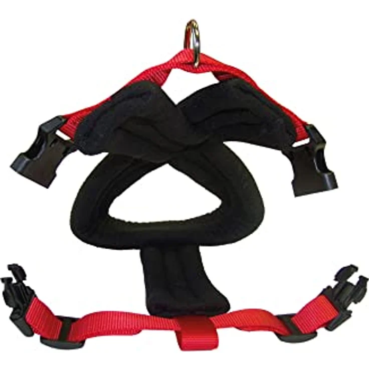 Nobby Komfort Geschirr "Classic", lindgrün, Bauchumfang 20-30 cm, verstellbar, gepolstert mit schwarzem Fleece – Bild 3