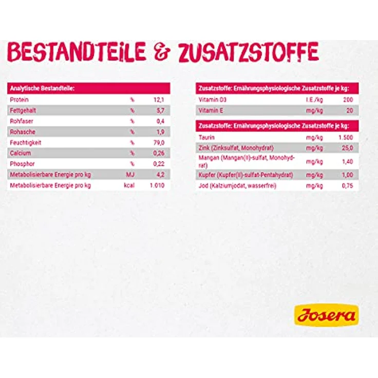 JOSERA Filet Huhn mit Rind, Premium Nassfutter für Katzen, 40% Hühnerfilet, getreidefrei, 16 x 70 g im Frischebeutel – Bild 5