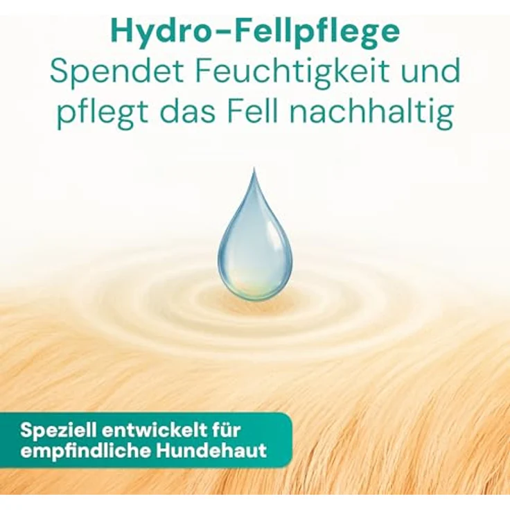 Emmi-pet Hundeshampoo Feuchtigkeit Cocos 250 ml – sanfte Hydro-Fellpflege, entfernt Milbenkot & Pilzsporen, feuchtigkeitsspendend, für empfindliche Hundehaut – Bild 3