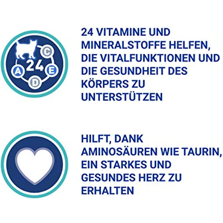 PURINA ONE Katzennassfutter für Seniorkatzen mit Huhn und grünen Bohnen, 24er Pack (24 x 85 g Beutel), reich an Vitaminen und Mineralstoffen – Bild 2