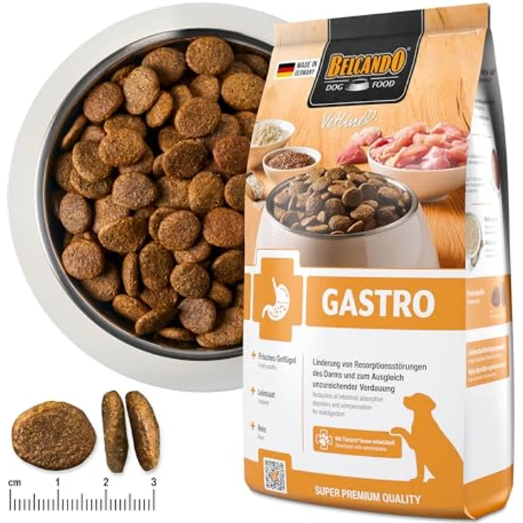 BELCANDO Vetline Gastro Diätfutter, 1,8 kg – Trockenfutter für Magen-Darm-Erkrankungen & Verdauungsbeschwerden, Schonkost für sensitive Hunde, Made in Germany – Bild 4