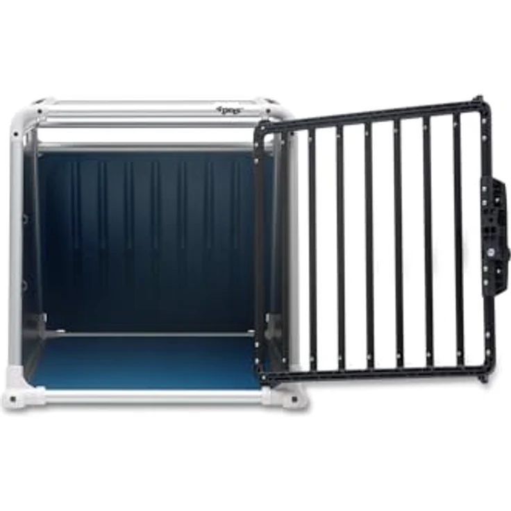 4pets ECO 3 Small Hunde Transport Box, crash getestet mit IPS Rückwand, DoubleDock und Safelock Türverriegelung, inkl. Bodenmatte, Made in Switzerland – Bild 1