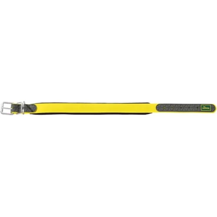 Hunter Hunde-Halsband Convenience Comfort neon-gelb S – Bild 3