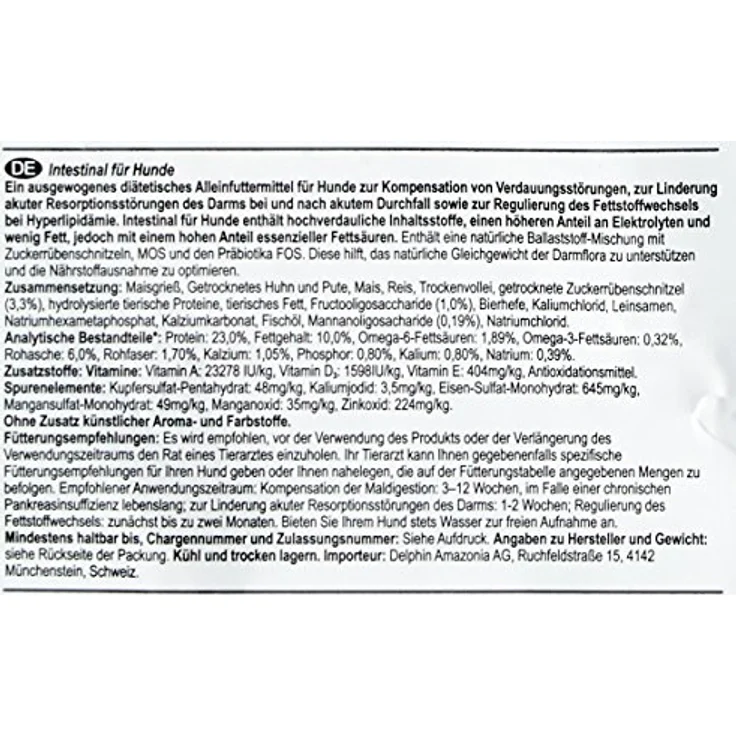 Eukanuba Veterinary Diet Dog Dry Intestinal Disorders, Trockenfutter für Erwachsene aller Rassen mit Huhn, 12 kg Bag – Bild 5