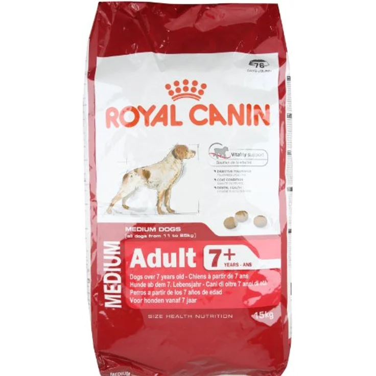 Royal Canin Medium Adult 7+, Hundefutter für mittelgroße Hunde ab 7 Jahren, 15 kg, mit Vitaminkomplex und hochverdaulichen Proteinen – Bild 2
