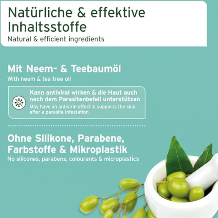 AniForte Neemöl Shampoo für Hunde 500ml - Hundeshampoo gegen Juckreiz, Milben, Flöhe & Zecken, pH-neutral, pflegend & leicht kämmbar, Hautfreundlich, angenehm im Geruch – Bild 3