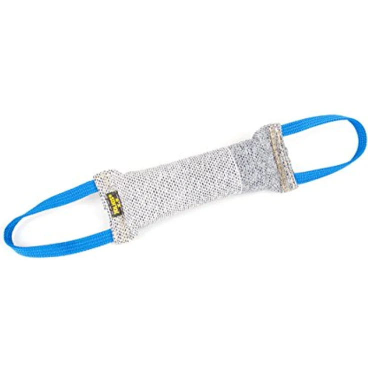 JULIUS K-9 Beisswurst, Baumwolle-Nylon, 20 cm x 5,5 cm, mit zwei Schlaufen, robust für Training und Spiel – Bild 1