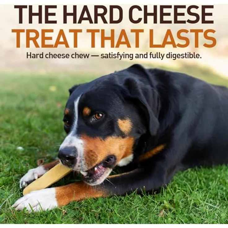 Wildfang® Yak-Käse Kauspielzeug Hund, XX-Groß für Hunde über 45 kg – Zahnpflege-Stick, Hart wie Himalaya-Käse, 3er Pack, ca. 206 g – Bild 3