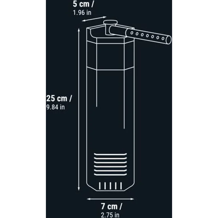 Dennerle Corner Filter 60, Leistungsstarker Innenfilter für Aquarien von 30 - 60 Liter, leise und kompakt – Bild 2