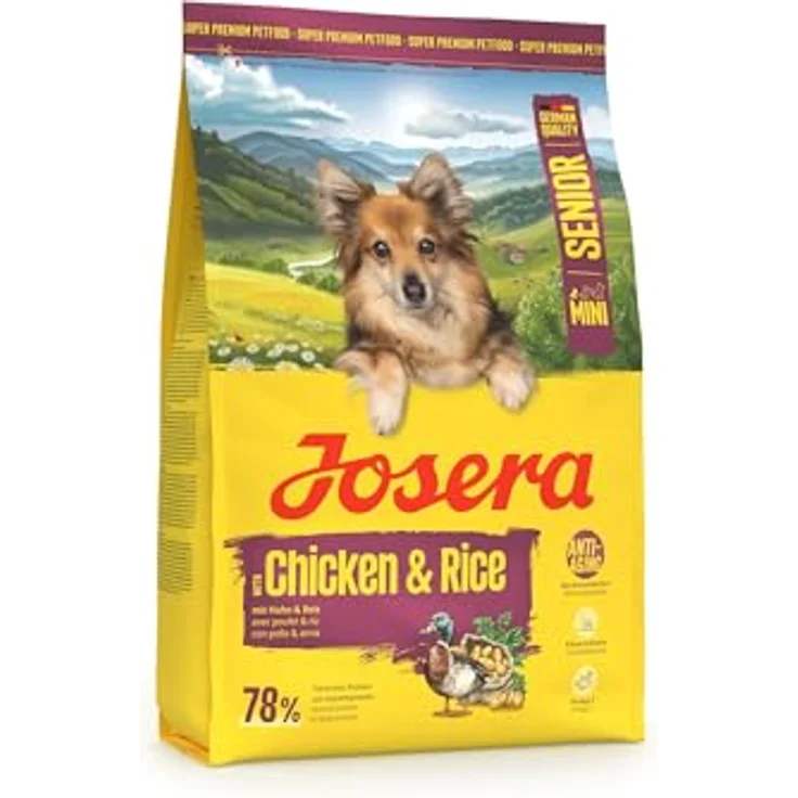 JOSERA Mini Senior Huhn & Reis, Premium Trockenfutter für kleine ältere Hunde, 3 kg, glutenfrei, Anti-Aging & Nierenentlastung, extrakleine Kroketten – Bild 3