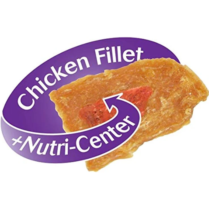 8in1 Fillets pro active Größe S, Hundesnack ohne Zucker mit Geflügel, 80 g – Bild 4