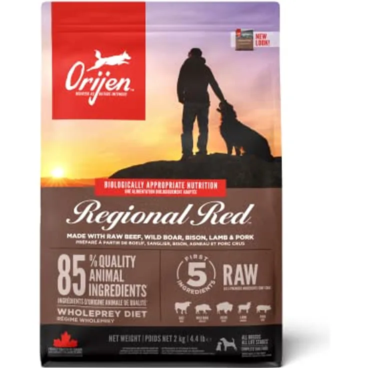 Orijen Regional Red, Hundefutter für Hunde, hochwertige Zutaten und gute Qualität