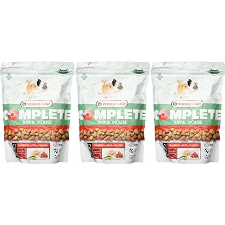 Versele Laga Rattenfutter Complete 500 g, 3er Pack für Mäuse & Ratten, ideal für optimale Darmfunktion – Bild 4