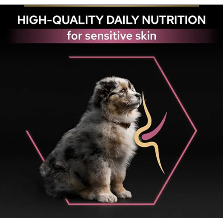 PURINA PRO PLAN Medium Puppy Sensitive Skin, Trockenfutter für Welpen mittelgroßer Rassen, 3 kg, weizenfrei, mit Lachs und Fischöl, unterstützt Haut und Fell – Bild 7