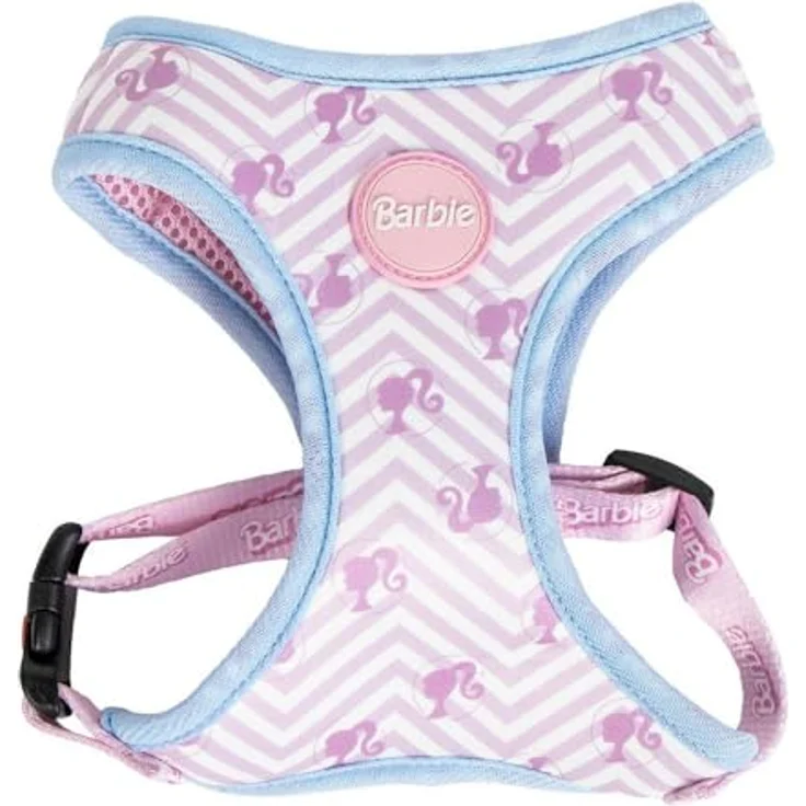 CERDÁ LIFE'S LITTLE MOMENTS Barbie Hundegeschirr, Größe XXS/XS, verstellbar und bequem, atmungsaktives Material, ideal für Spaziergänge und Training – Bild 2
