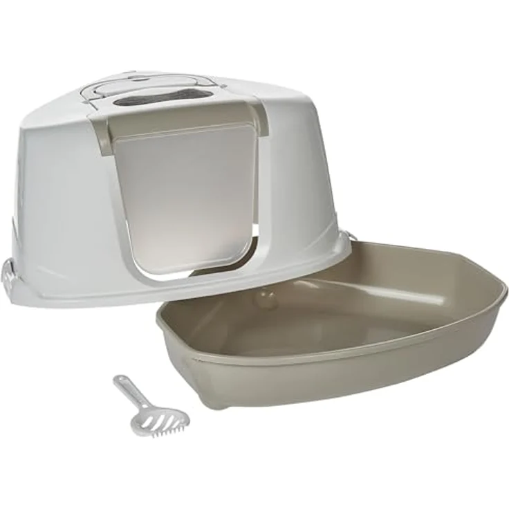 Yarro Internationale Tualetas Flip Beige (Katzen Ecktoilette), Katzenklo – Bild 3