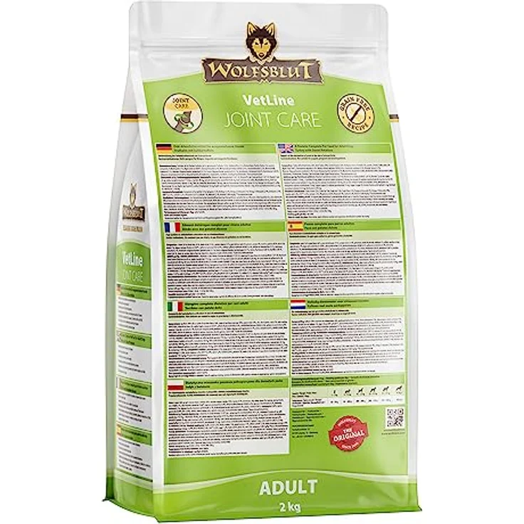 WOLFSBLUT VetLine Joint Care, Hundefutter für ausgewachsene Hunde mit Truthahn, 2 kg, zur Unterstützung der Gelenkgesundheit – Bild 2