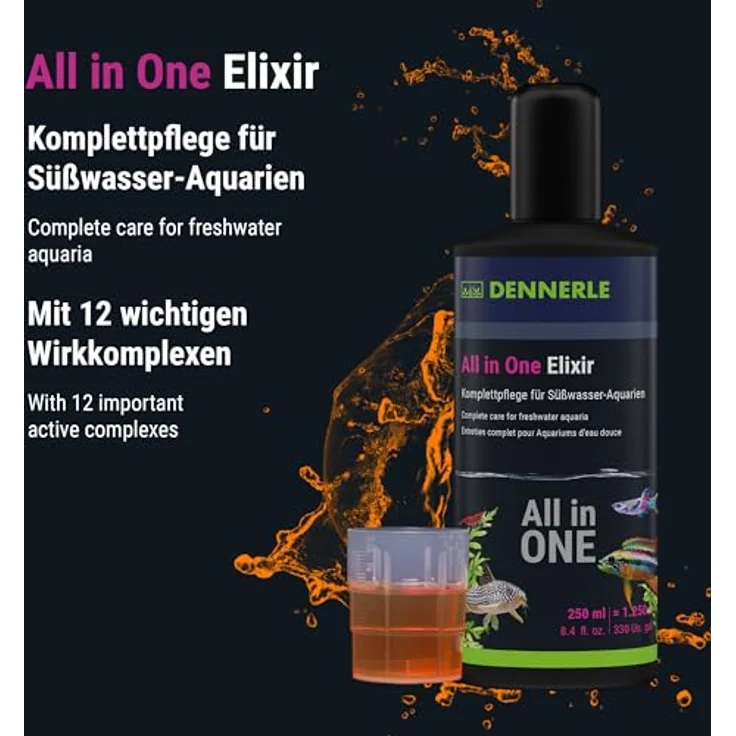 Dennerle All in One! Elxier 250 ml – Bild 4