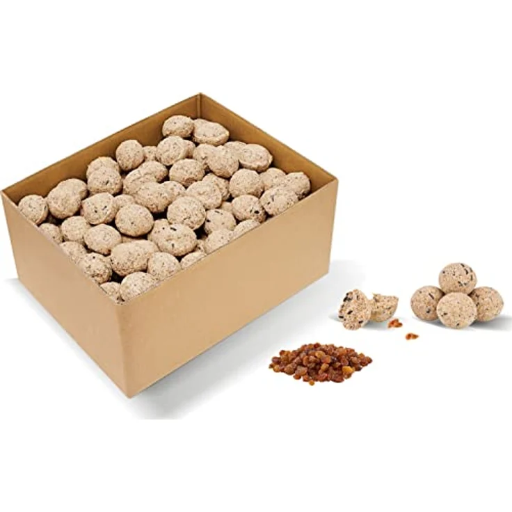 Dobar Meisenknödel, 100 Stück a 90g, hochwertige Frucht-Mischung ohne Netze, 9 kg – Bild 1