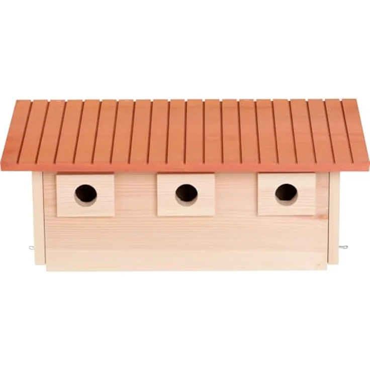 Siena Garden Nestperle Paula Spatz, Nistkasten aus FSC-zertifiziertem Kiefernholz mit Marderschutz, 32 mm Einflugloch – Bild 2