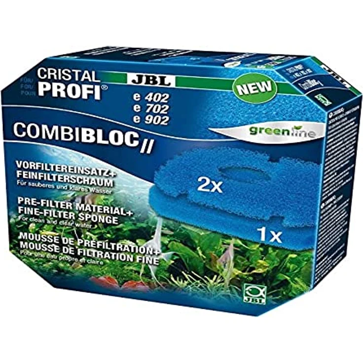 JBL GmbH & Co. KG CombiBloc II CristalProfi e4/7/902, Aquariumfilter mit erneuerbaren Filterschwämmen – Bild 2
