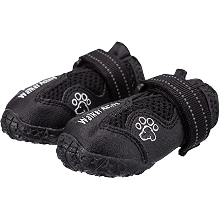 Trixie Pfotenschutz Walker Active 2 Stück schwarz XS