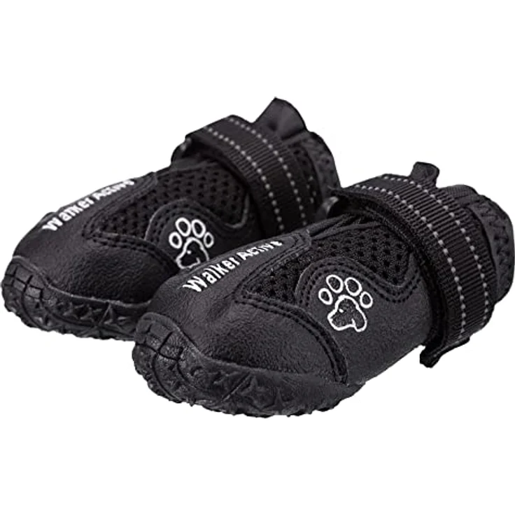 Trixie Pfotenschutz Walker Active 2 Stück schwarz L-XL – Bild 2