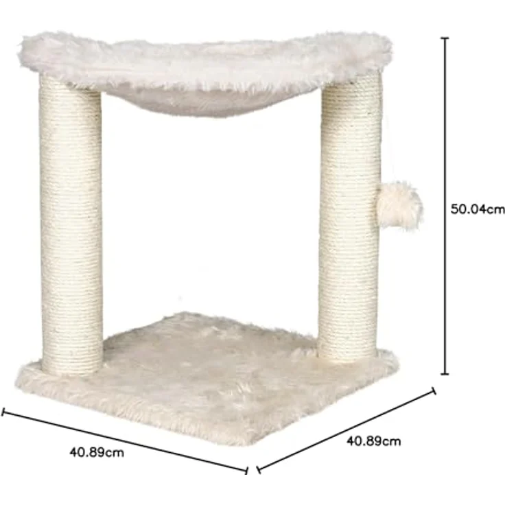 Trixie Kratzbaum Baza 50cm - Langhaar creme – Bild 7