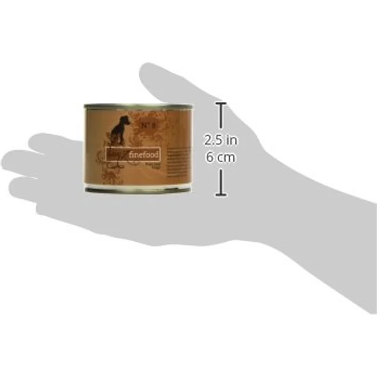 Dogz finefood Hundefutter nass N° 8 Pute & Ziege, getreidefrei & zuckerfrei, hoher Fleischanteil 65%, 6 x 200 g Dose – Bild 4
