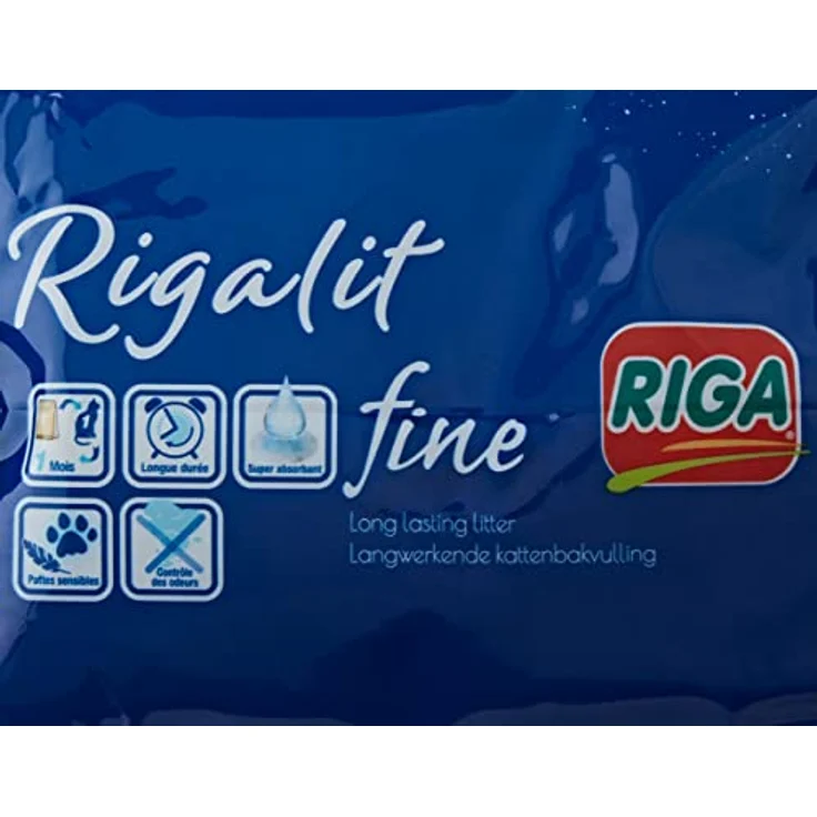 Riga Rigalit Feinkörnig, hyperabsorbierendes Katzenstreu aus mineralischem Silica-Gel, geruchsabsorbierend und bakterienhemmend, 1.6 kg (1er Pack) – Bild 5