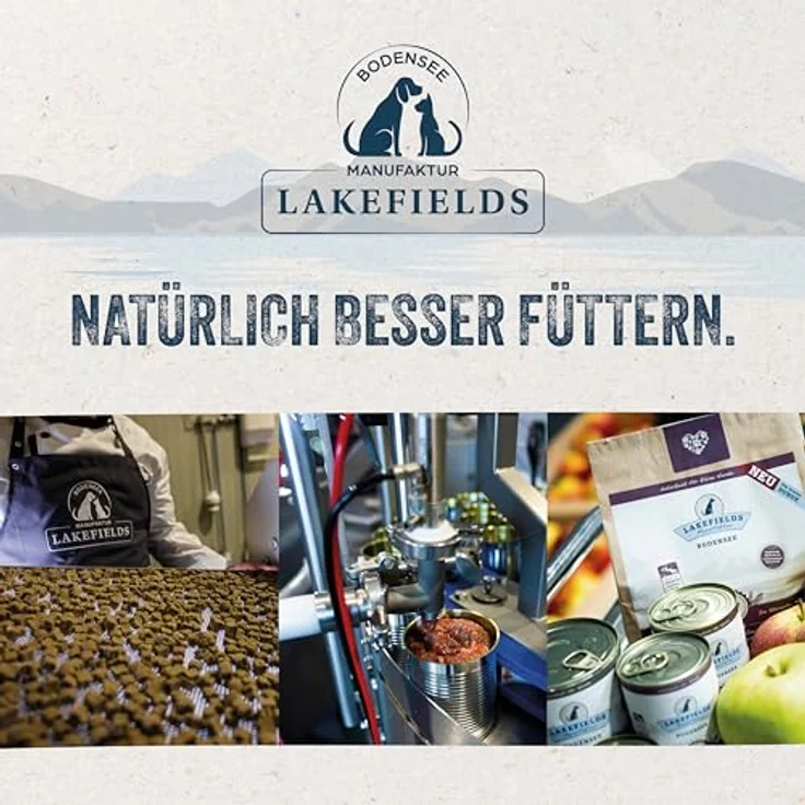 Lakefields Hundeleckerli, Trockenfleischwürfel vom Rind, 90% Rindfleisch, getreidefrei mit Kartoffeln & Waldbeeren, 50g, ohne Zusätze – Bild 3