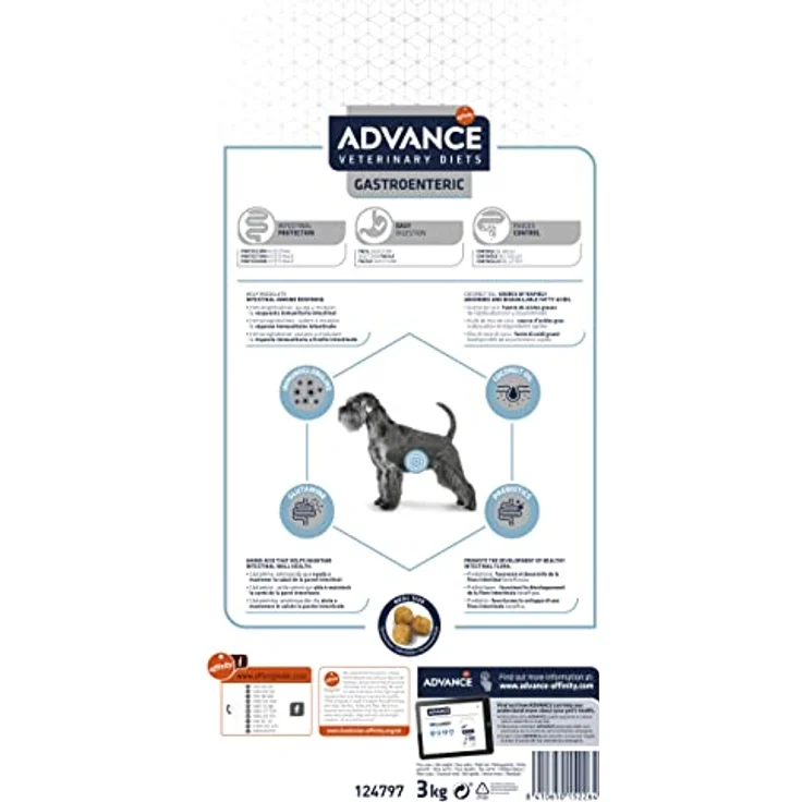 Affinity Advance Veterinary Diets Gastroenteric, Trockenfutter für Hunde mit gastrointestinalen Störungen, 3 kg - mit Immunglobulinen, Kokosöl und Präbiotika – Bild 4
