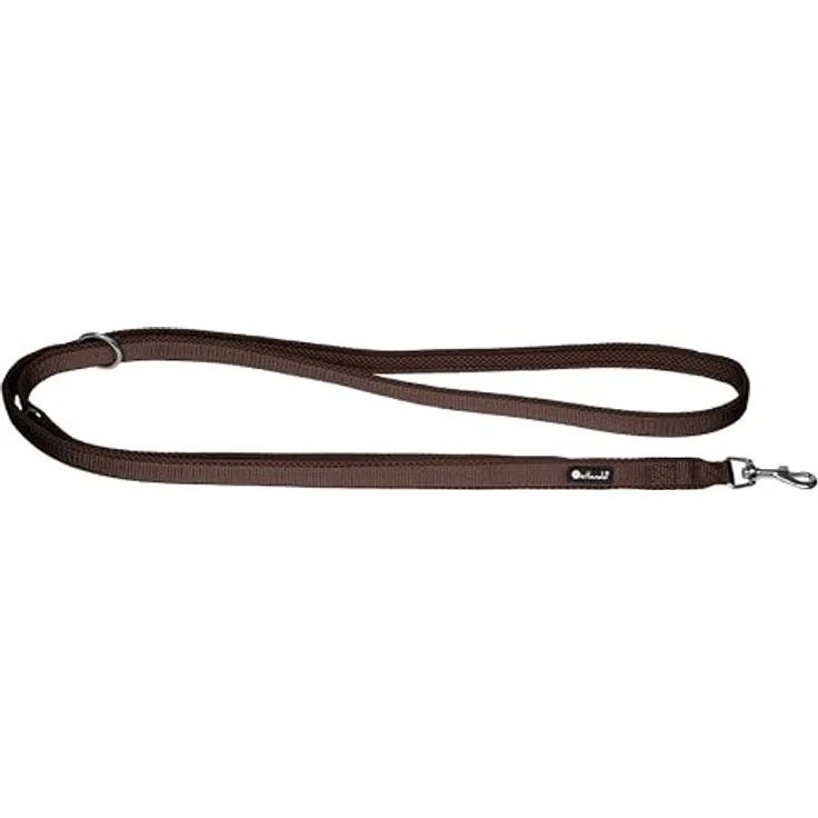 Petlando Hundeleine Mesh, 3m flexibel verstellbar, weich gepolstert, Mokka, 300x2,5cm – Bild 5