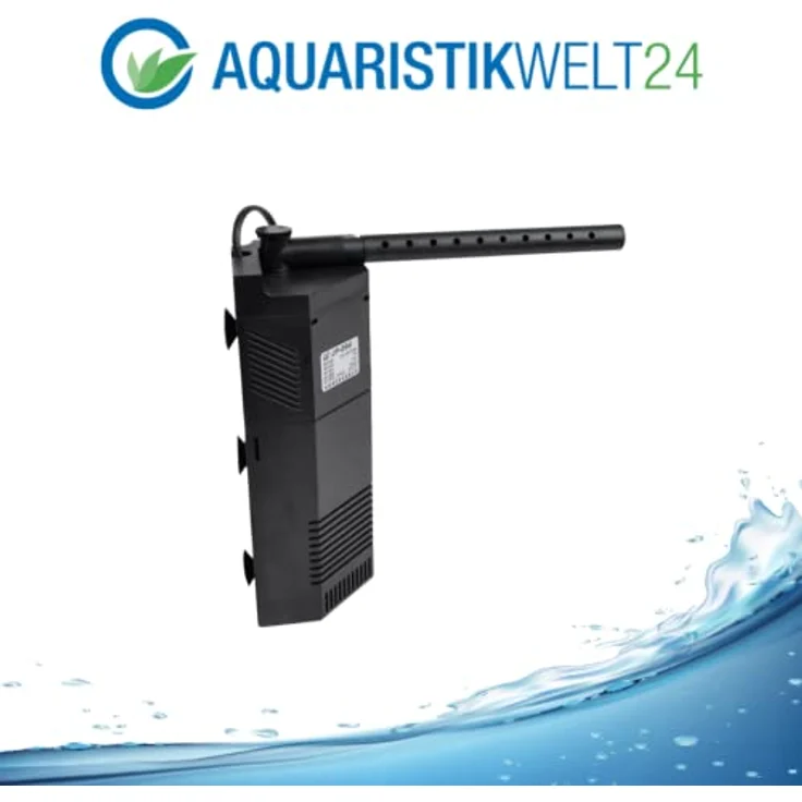 AquaOne JP-093, Innenfilter für Aquarien bis 60 Liter, Pumpe 450 L/h für Süß- und Meerwasser – Bild 3