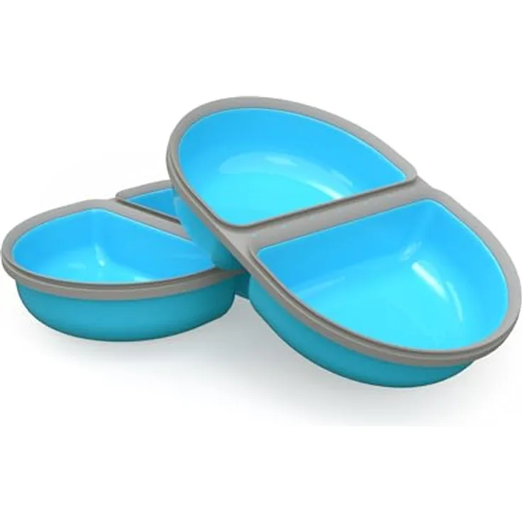 SureFlap SureFeed Doppel-Schale 2er Set für Futterautomat, mit Silikondichtung, 2x170 ml, blau